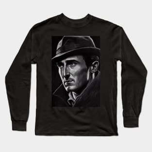 Sherlock Holmes - Black and White Long Sleeve T-Shirt